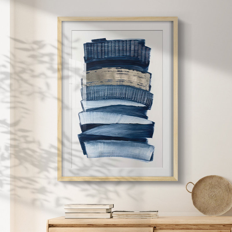 Lineups I -Framed Print, Natural, 28.5" H x 20.5" W