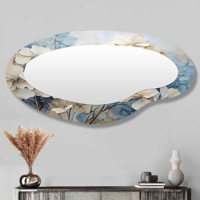 Miroir mural traditionnel irrégulier