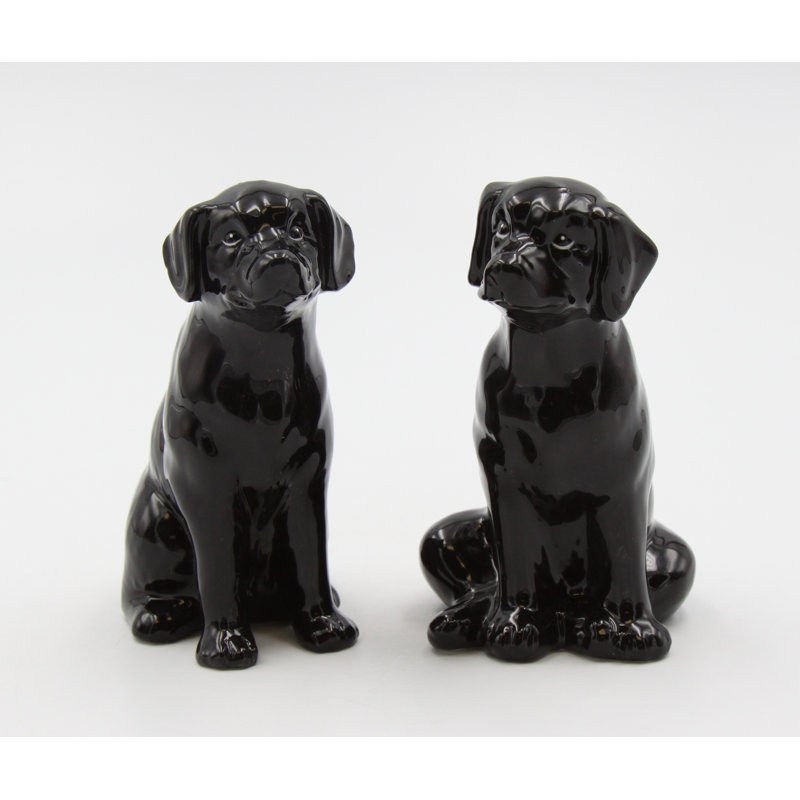 Ensemble salière et poivrière Black Labrador