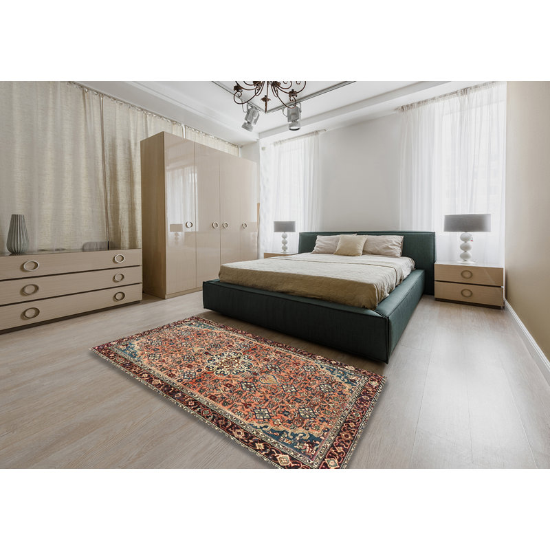 Tapis brun Southwestern, Rectangle 5 pi x 7 pi