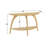 Tommy 48'' Half Moon Sofa Console Table-410504195