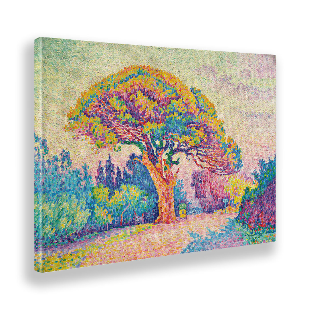 Acrylbild A Pine Tree in Saint Tropez von Paul Signac