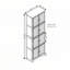 Armoire de rangement haute 72,4 "avec 8 portes et 4 tablettes-497055316