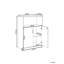 Taina 3 -Shelf Storage Cabinet