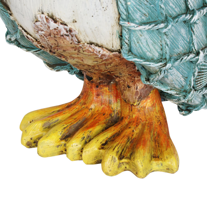 Pélican coquillage Exhart, 10 pouces