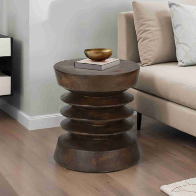 Table d'appoint moderne et ronde