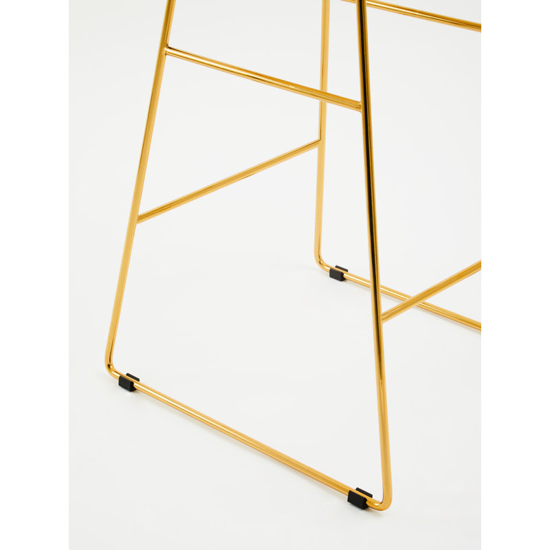 Aileen Steel Outdoor 65.5cm Counter Stool, Gold