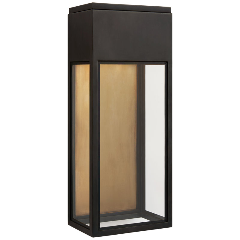 Chapman & Myers Irvine 3/4 Wall Lantern, 19.5" H x 8" W x 6" D
