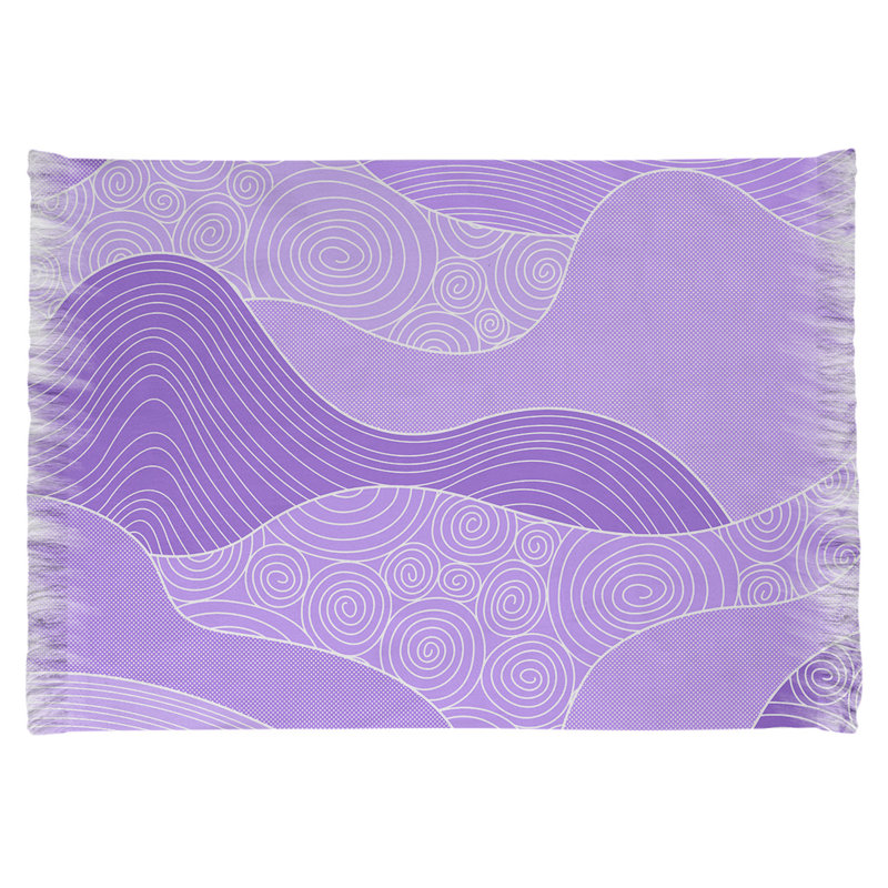 Tapis mauve à la main vagues Mcguigan, Oui