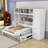 Nodine Wood Murphy Bed with Shelves and Drawers-934582049-934582055
