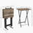 4 Piece Folding TV Tray Table Set,Foldable Sofa Side Table,End Table,Snack Table,Space Saving