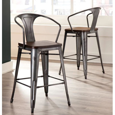 Adonis Metal Outdoor 26'' Counter Stool
