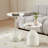 Small Coffee Table Set Of 2, Round Coffee End Table With Metal Frame White Side Table Centre Table For Living Room, Bedroom And Balcony, Modern Style