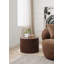 Table basse ronde avec plateau en bois manufacturé-1221115286