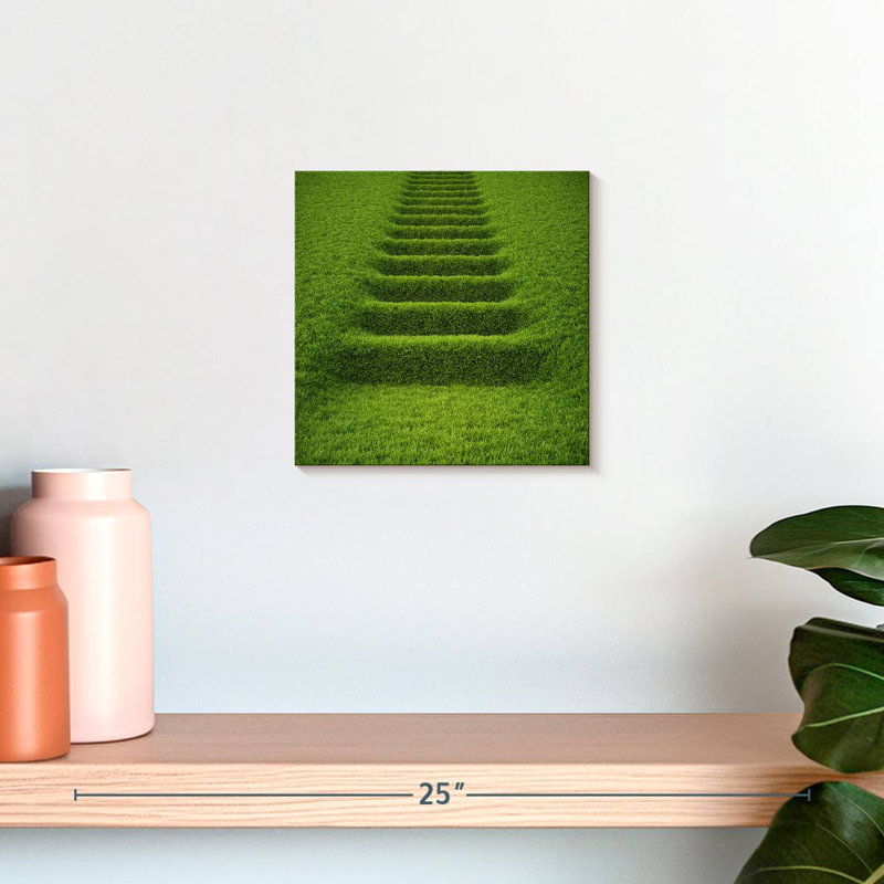 Lilie Abstract Grass, 10" H x 10" W
