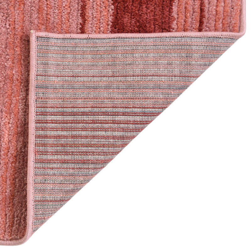 Osteen Striped Indoor Rug, Rectangle 5'3" x 8'