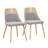Aurika Side Chairs with Tapered Wood Legs-1062512549-1062512548