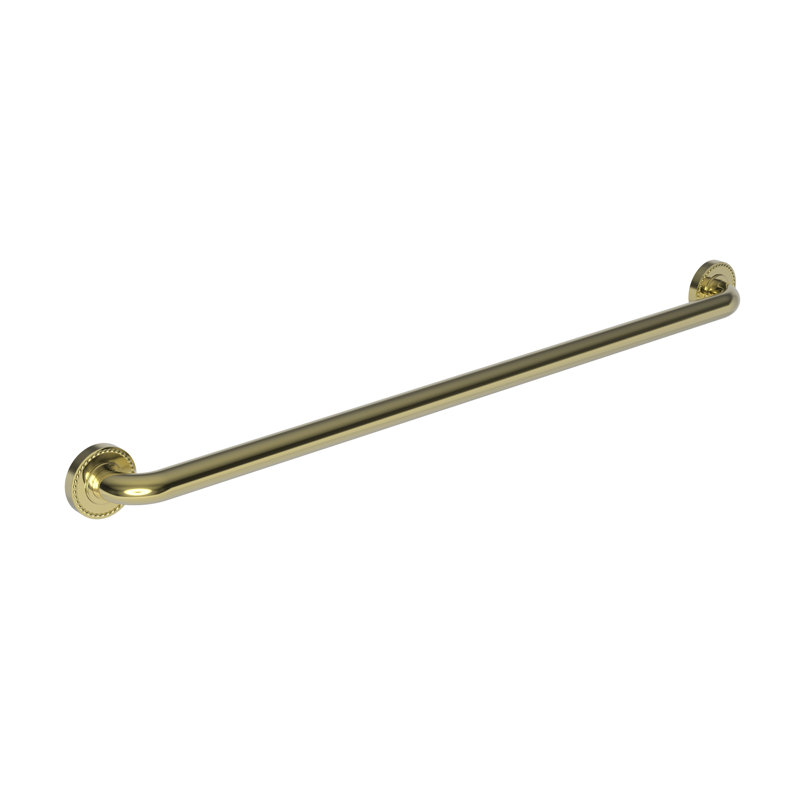 Canterbury Grab Bar, Polished Brass, 16" W