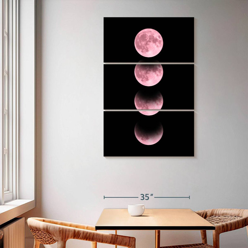 Oberle Pastel Pink Moon, 65" H x 42" W