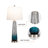 Aislin 29" Modern Glass Table Lamp with 3-Way Dimming