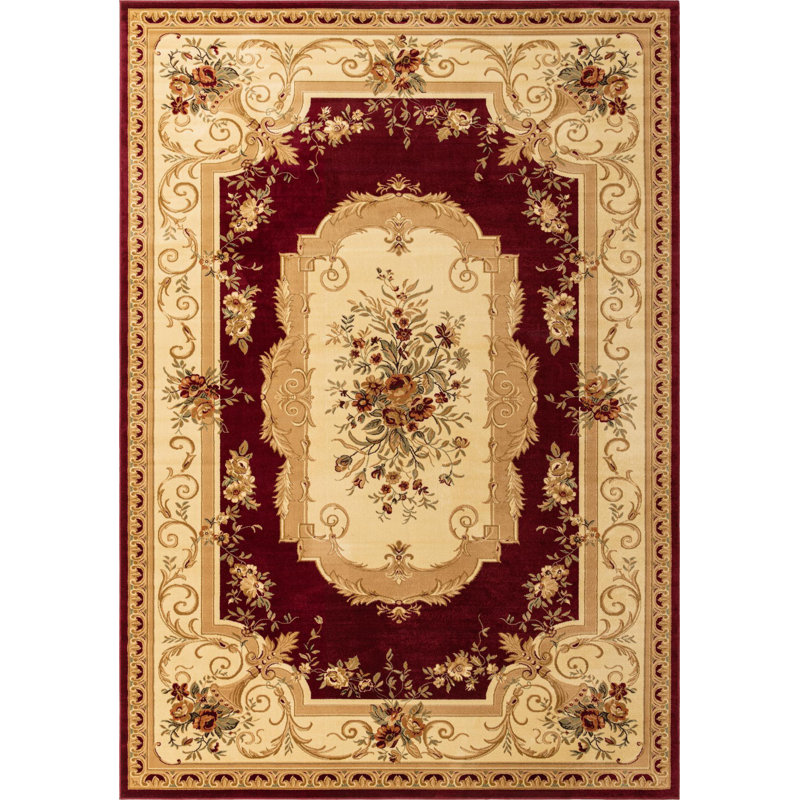 Tapis oriental rouge Rabito, Rectangle 10 pi x 14 pi