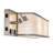 Amayla LED Flush Mounted Sconce
