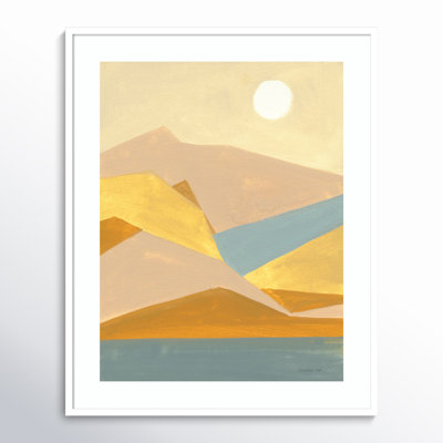 Retro Abstract I Southwest Mountains by Danhui Nai