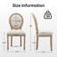 Ensemble de chaises d'appoint Mid-Century vieillies pour 2 personnes-590898347-590898344