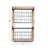 Fish Magazine Rack Gracie Oaks Hatten Metal 2 Slots Decorative Black Magazine Rack Holder ...