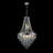 11-Chrom dimmable iron crystal Chandeliers