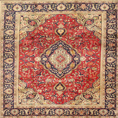 Daniaal Oriental Red/Brown Area Rug