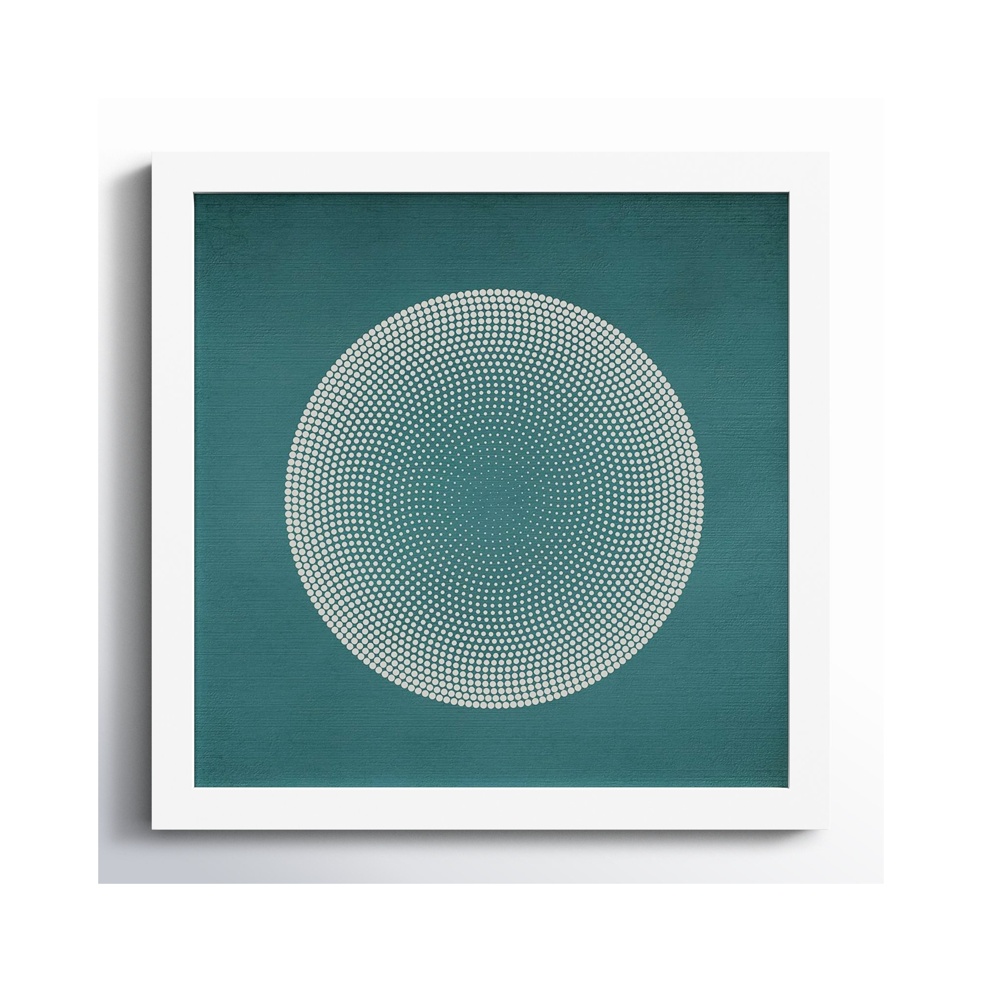 Circles by Incado, White, 13" H x 13" W x 1" D