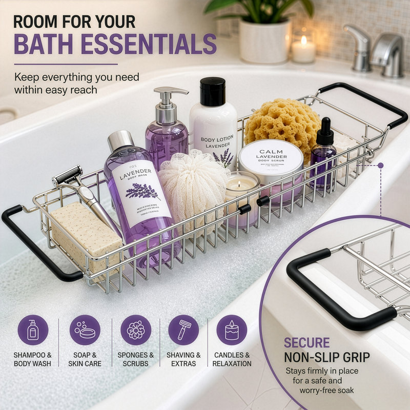 Emil Freestanding Bath Caddy