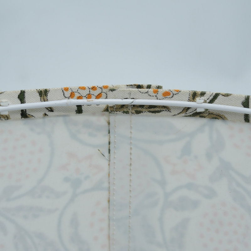 Abat-jour en lin Artisan Green, Vert; jaune