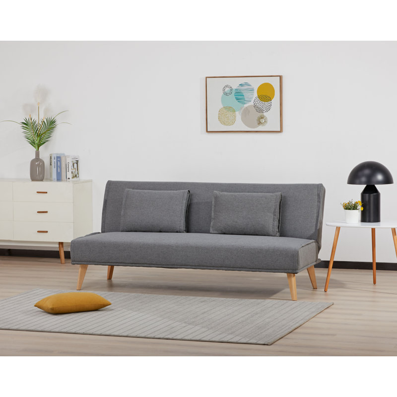 Shaun 3 Seater Armless Sofa Bed