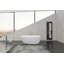 Ston 58" x 30" Freestanding Soaking Solid Surface Bathtub-11013323