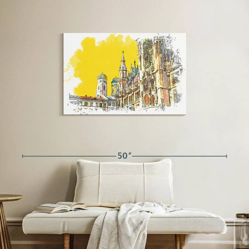 Munich Lilie, 24" H x 36" W