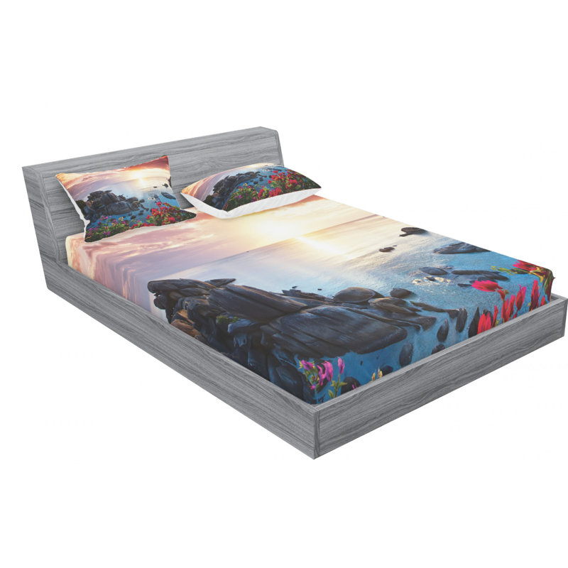 Microfiber Sheet Set, Full Sheet Set with Fitted Sheet