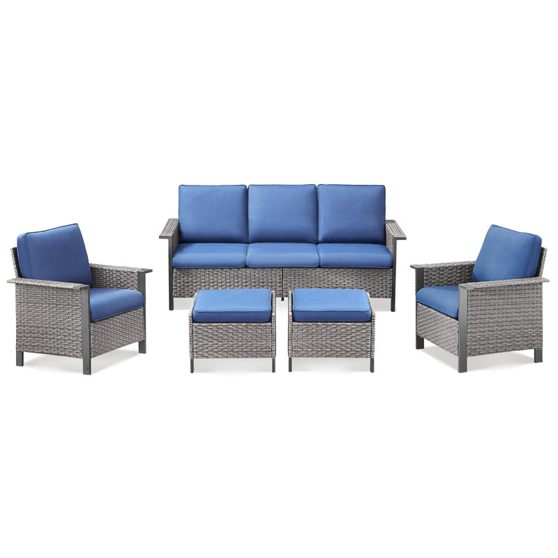 Ensemble de conversation Coady, Gris, Bleu