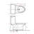 SUNNY HOUSE 1.28 Gallons GPF Elongated One-Piece Toilet