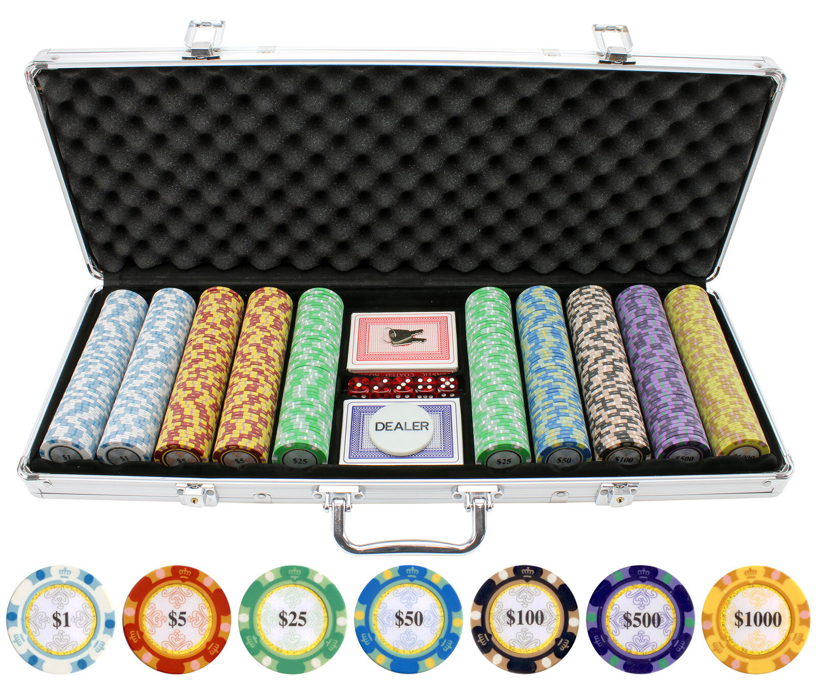Sig til side en sælger tidligere JP Commerce 500 Piece Monte Carlo Clay Poker Chips Set & Reviews | Wayfair