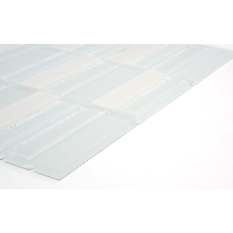 Illumina S&Gb Flare 12 in. x 12 in. Glossy Glass Wall Tile (10.56 sq. ft./Case), Flare