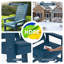 Chaise berçante d'extérieur Plumville-311768956
