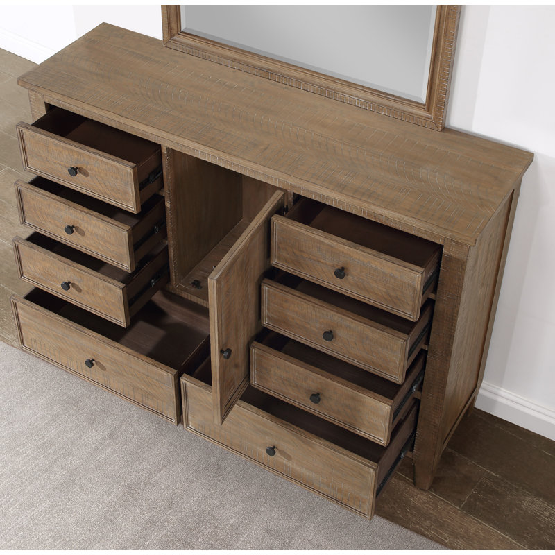 Commode 8 tiroirs avec miroir Surbit