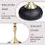 Petite table d'appoint, table d'appoint ronde, table à piédestal en métal moderne, table à martini décorative cannelée, table d'appoint minimaliste pour petits espaces-1823298241-1823298242