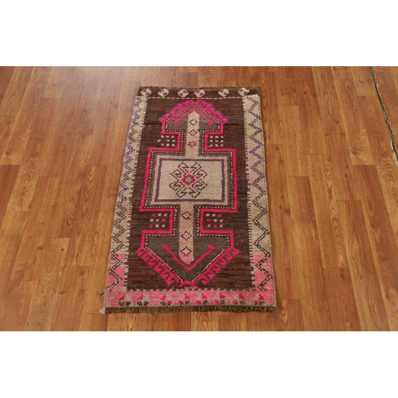 Tapis oriental tribal en laine Anatolian