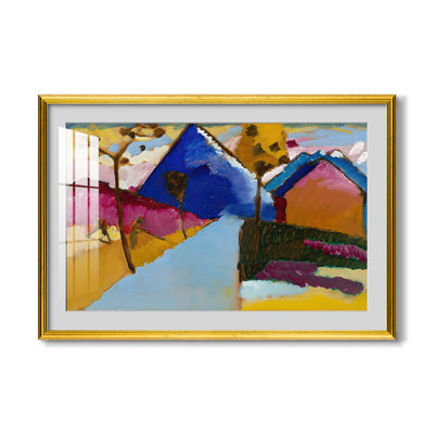 Rue Kochel Straight, 1909 - Wassily Kandinsky - Estampe encadrée sur mesure