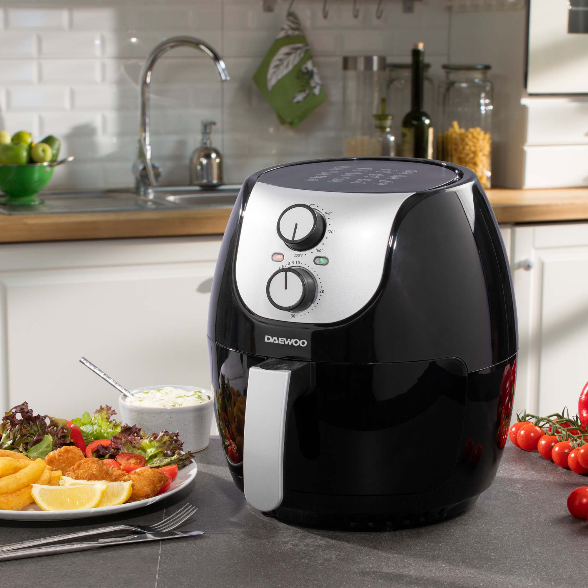 Innoteck 4L x 4L (8 Litre) Dual Basket Air Fryer