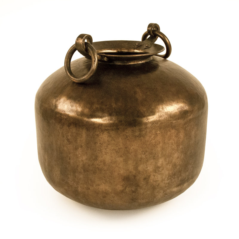 Metal Decorative Bowl, 23" H x 22.5" W x 22.5" D