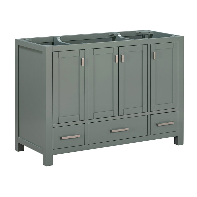 Souther 48" Single Bathroom Vanity Base Only, Smoke Green